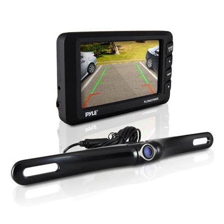 Pyle USA 1Y6480 4.3 In. Display Wireless Rear View Back-Up Camera & Monitor Parking Reverse Assist System